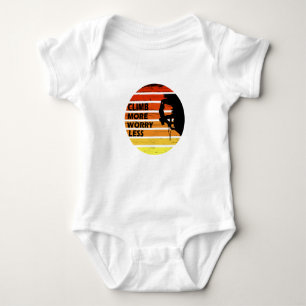 Motivierend KletterSprichwort Baby Strampler