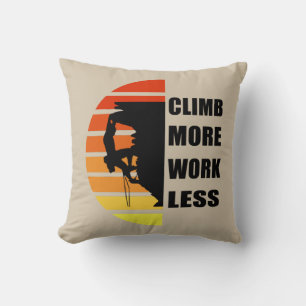 Motivierend KletterSprichwort Kissen