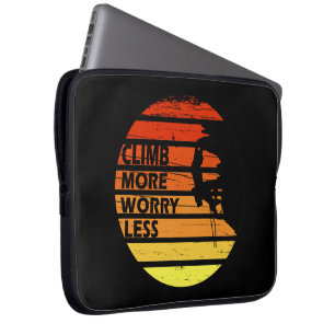 Motivierend KletterSprichwort Laptopschutzhülle
