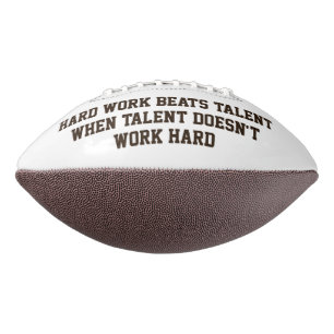 Motivierend Kostenvoranschlag für harte Arbeit Football