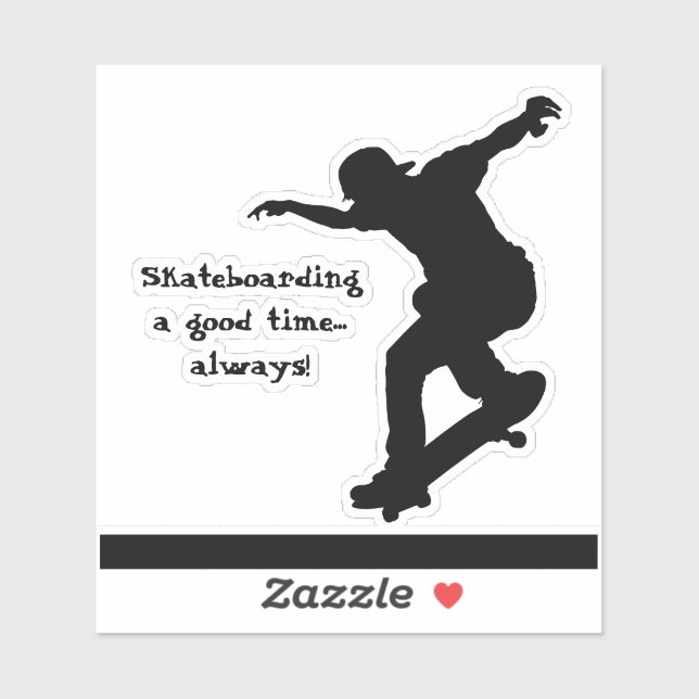 Motivierend Kostenvoranschläge für Skateboards imm Aufkleber (Blatt)