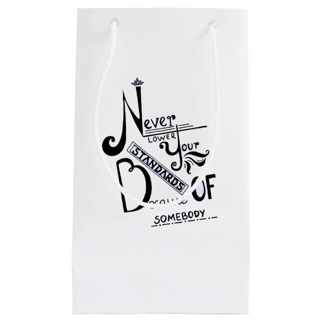Motivierend Kostenvoranschläge für Standards Kleine Geschenktüte (Vorderseite)