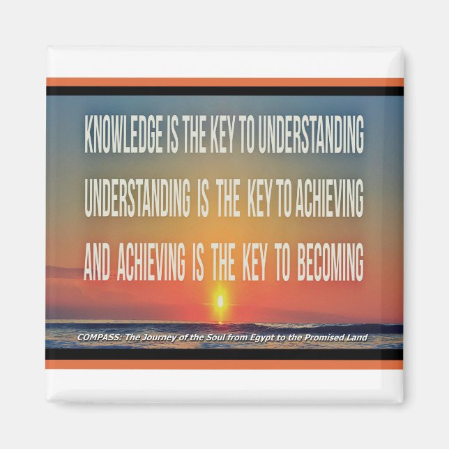 Motivierend Kühlschrank-Magnete Magnet (Vorne)