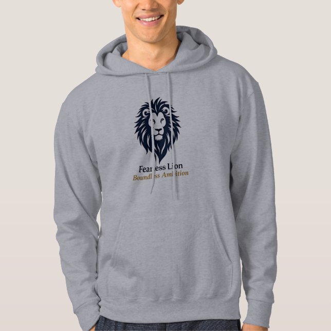 Motivierend Kunst ohne Grenzen Hoodie (Vorderseite)