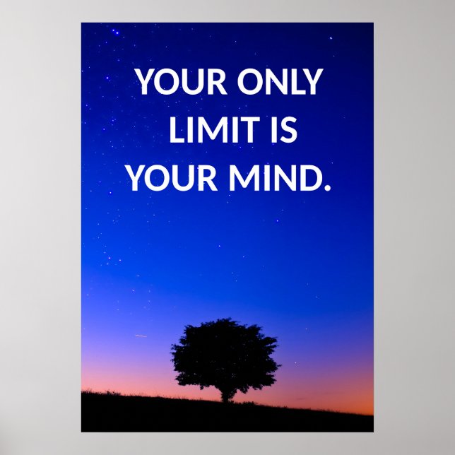 Motivierend Kunstdrucke Poster (Vorne)