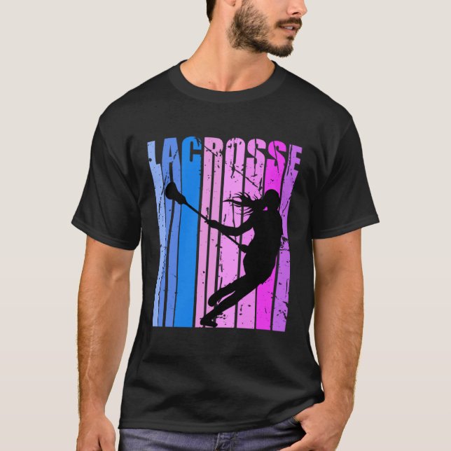 Motivierend Lacrosse Fan-Lieben Bday Player Team L T-Shirt (Vorderseite)