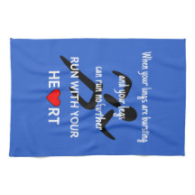 Motivierend Laufangebot blau