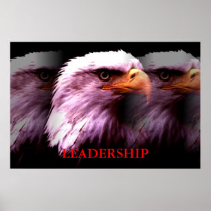 Motivierend Leadership Eagle Poster