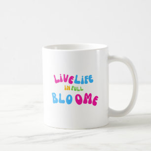 Motivierend Leben im Vollblut Kaffeetasse