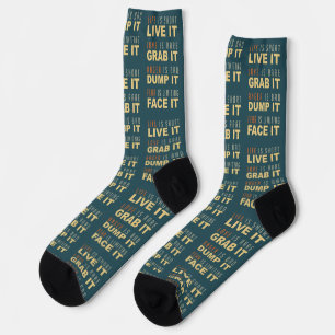 Motivierend Lebensberatung Socken