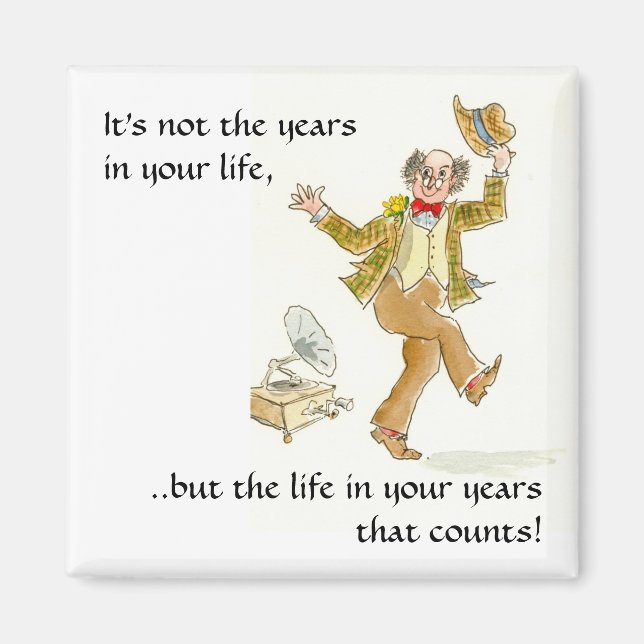 Motivierend Magnet. Magnet (Vorne)