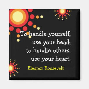 Motivierend Magneten ~ Eleanor- Rooseveltzitat Magnet