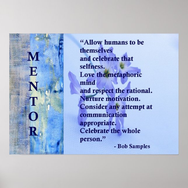 Motivierend Mentor Poster (Vorne)