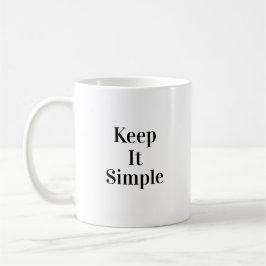 Motivierend Monogramm-Anführungszeichen Schwarz/We Kaffeetasse