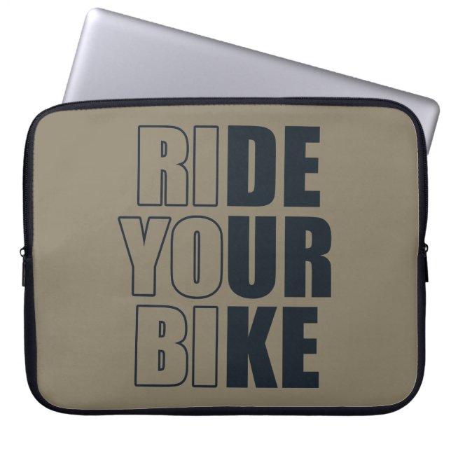 motivierend Mountainbike-Angebot Laptopschutzhülle (Vorderseite)