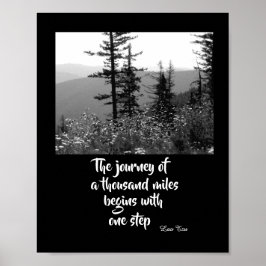 motivierend Naturposter Zen zitieren die Reise Poster