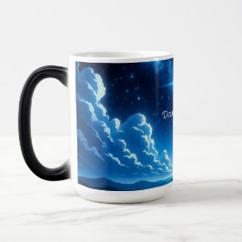 Motivierend Night Sky Tasse - Dream Big, Stand Tal