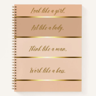 Motivierend Notebook Notizbuch