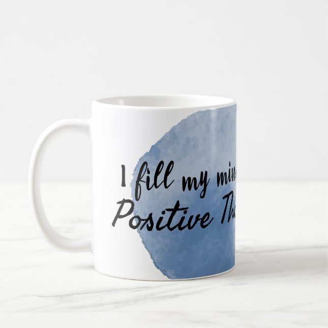 motivierend Notierungen für die Selbstannahme Kaffeetasse (Links)