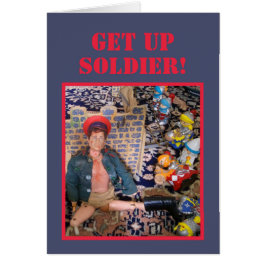 Motivierend oder Viel Glück-Grußkarte