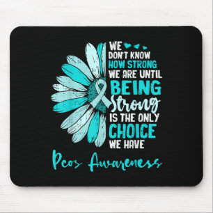 Motivierend Pcos Bewusstsein Sonnenblumen Band Aqu Mousepad