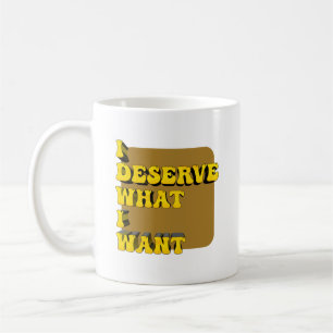 motivierend Phrasen für eine positive Einstellung Kaffeetasse