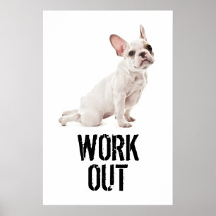 Motivierend Plakat: Arbeiten Sie aus! Poster