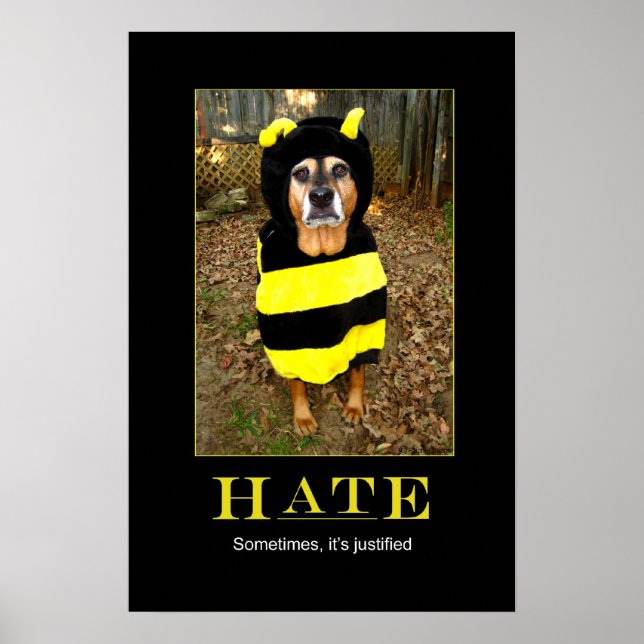 Motivierend Plakat für die Sattelbiene (Vorne)