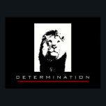 Motivierend Pop Art Lion Poster Print<br><div class="desc">Roaring Lion Digital Artwork - Lion Head Computer Animal Art - Uni Pop Kunst - Wilde Big Cats Computerbilder</div>