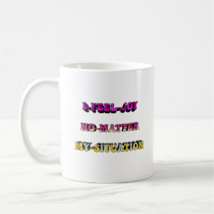 motivierend positive Aussagen für eine positive Ei Kaffeetasse