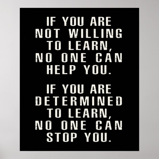 Motivierend , Positive Zitate, positive Redewendun Poster (Vorne)
