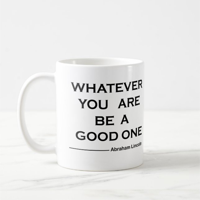 motivierend positive Zitate über Redewendungen des Kaffeetasse (Links)