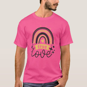 Motivierend positives Zitat Affirmation Rainbow Mi T-Shirt
