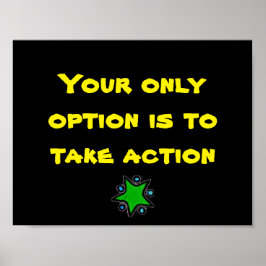 Motivierend Poster