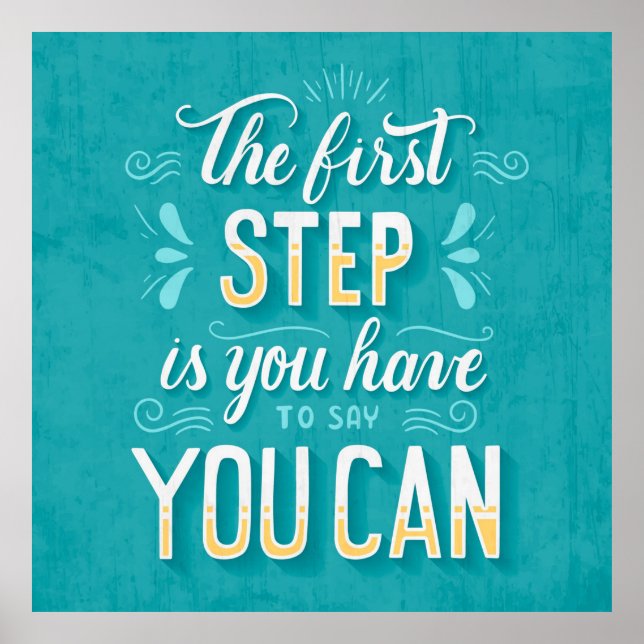 Motivierend Poster (Vorne)