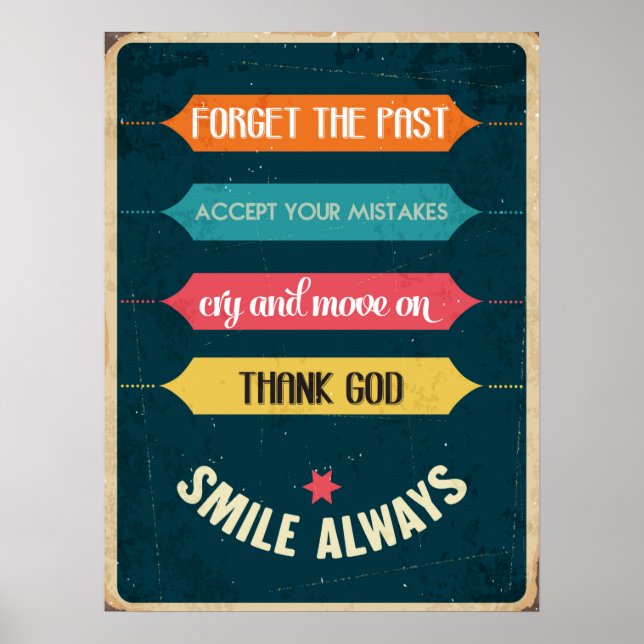 Motivierend Poster (Vorne)