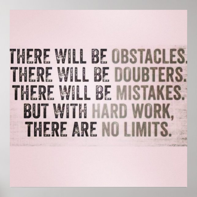 Motivierend Poster (Vorne)