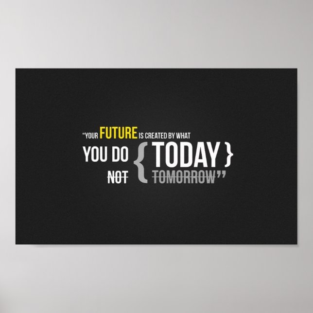 Motivierend Poster (Vorne)