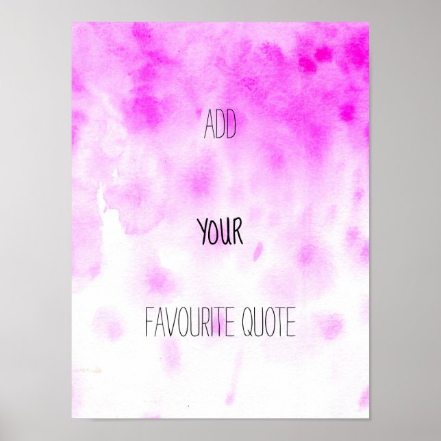 Motivierend Poster (Vorne)