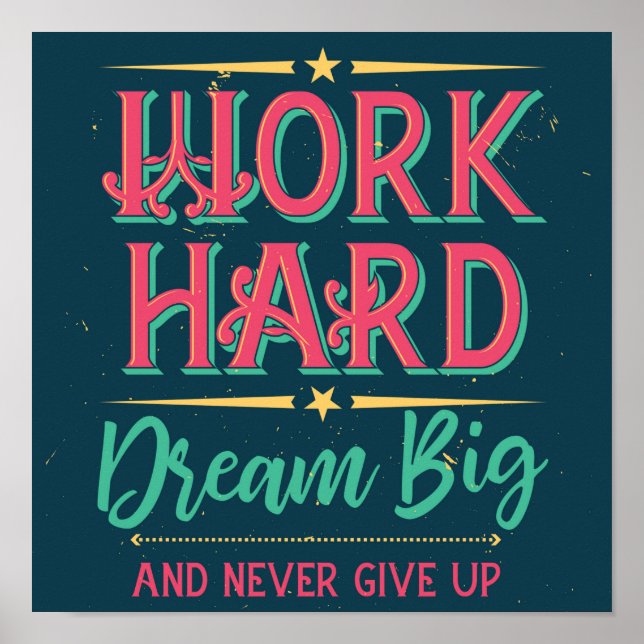 Motivierend Poster (Vorne)