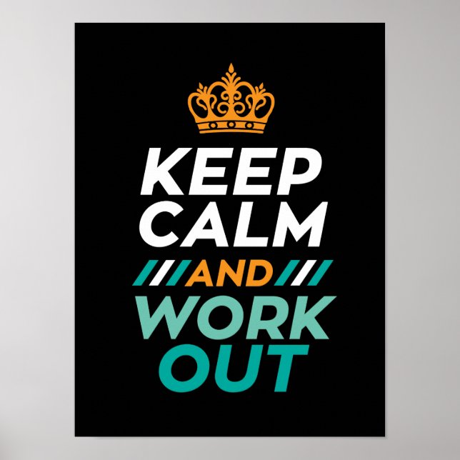 Motivierend Poster behalten, um die Arbeit zu gest (Vorne)