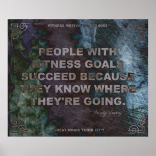 Motivierend Poster für Fitness Zitat #003