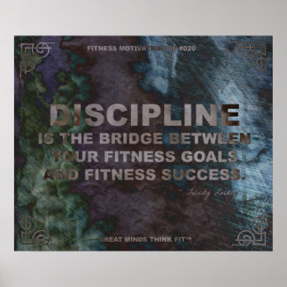 Motivierend Poster für Fitness Zitat #020