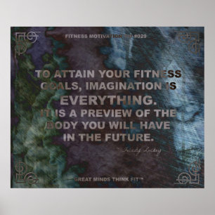 Motivierend Poster für Fitness Zitat #029
