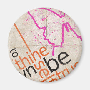 Motivierend Poster Magnet