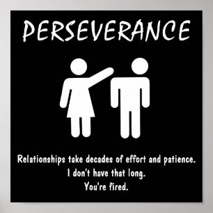 Motivierend Poster ~ PERSEVERANCE