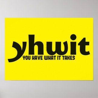 Motivierend Poster - Sie haben, was es braucht