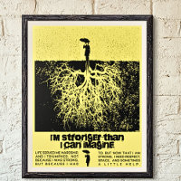 Motivierend Poster, starke Frau