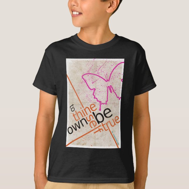 Motivierend Poster T-Shirt (Vorderseite)