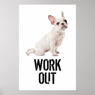 Motivierend Poster: Work Out! Poster